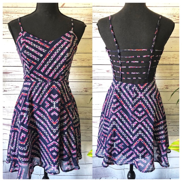 Fire Los Angeles Dresses & Skirts - Like new Fire Los Angeles Cage Back Skater Dress